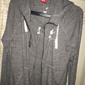 Grey Nike Joggers + Hoodie Set Good Condition